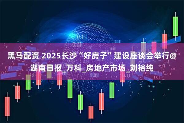黑马配资 2025长沙“好房子”建设座谈会举行@湖南日报_万科_房地产市场_刘裕纯
