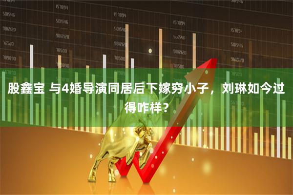 股鑫宝 与4婚导演同居后下嫁穷小子，刘琳如今过得咋样？