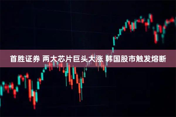 首胜证券 两大芯片巨头大涨 韩国股市触发熔断